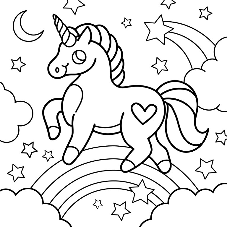 Dibujos para colorear e imprimir Unicorns