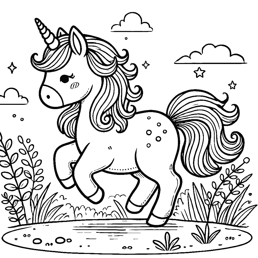 Dibujos para colorear e imprimir Unicorns