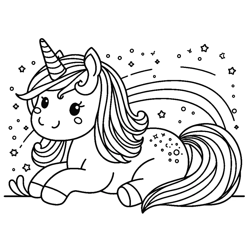 Dibujos para colorear e imprimir Unicorns