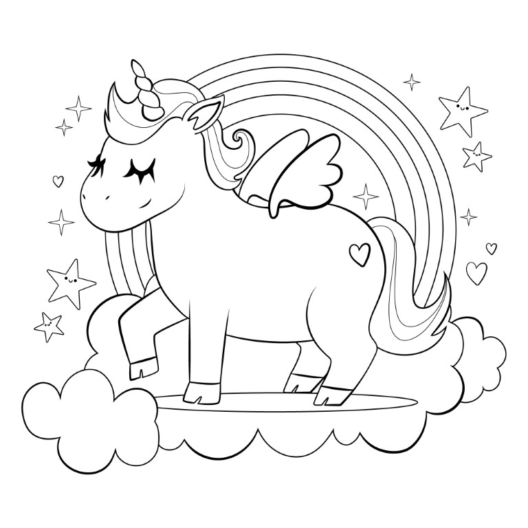 Dibujos para colorear e imprimir Unicorns