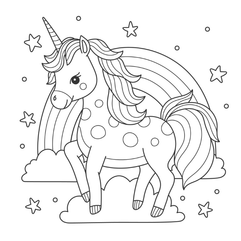 Dibujos para colorear e imprimir Unicorns