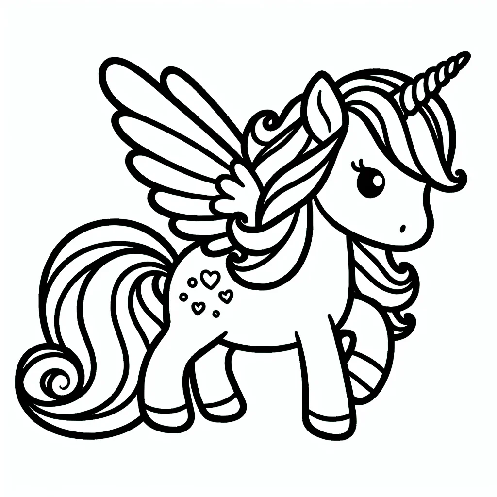 Dibujos para colorear e imprimir Unicorns