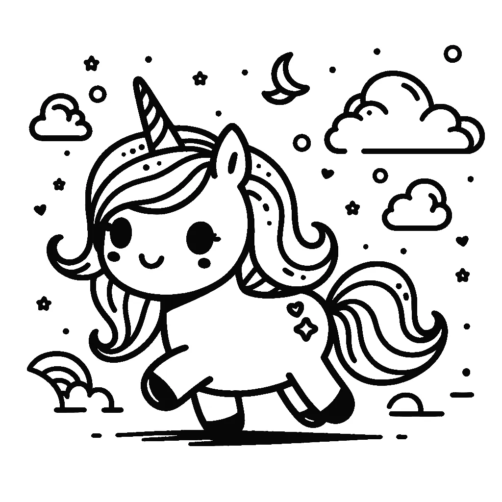 Dibujos para colorear e imprimir Unicorns