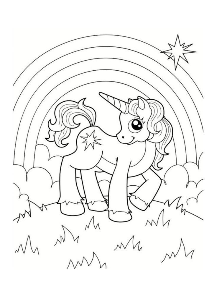 Dibujos para colorear e imprimir Unicorns