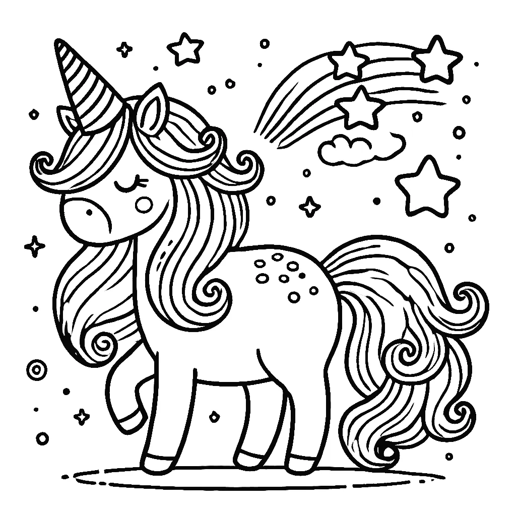 Dibujos para colorear e imprimir Unicorns