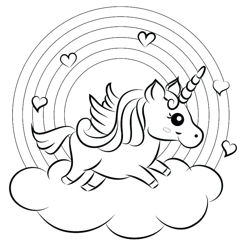 Dibujos para colorear e imprimir Unicorns