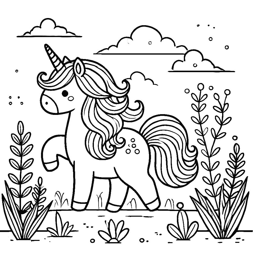 Dibujos para colorear e imprimir Unicorns