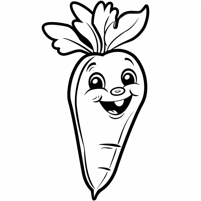 Dibujos para colorear e imprimir Vegetables