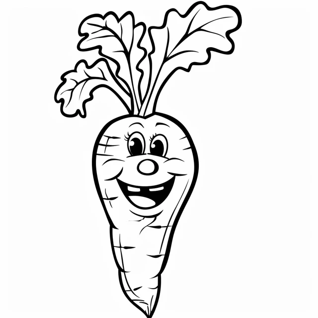 Dibujos para colorear e imprimir Vegetables