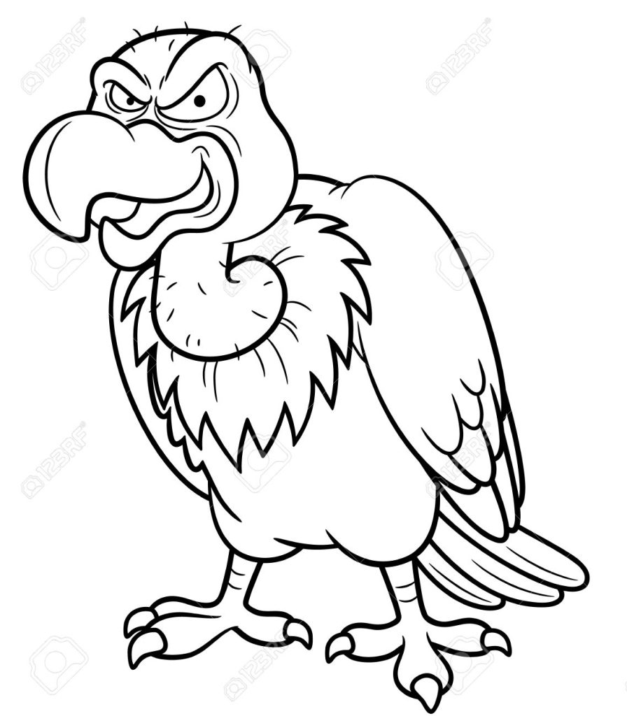 Vultures coloring pages 11