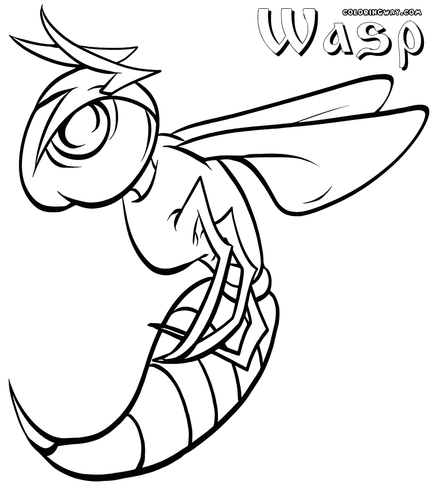 Dibujos para colorear e imprimir Wasps