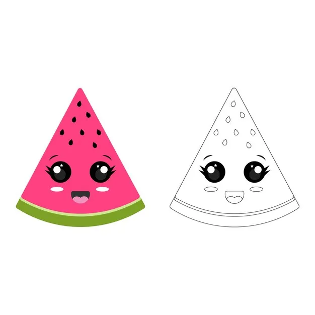 Dibujos para colorear e imprimir Watermelon