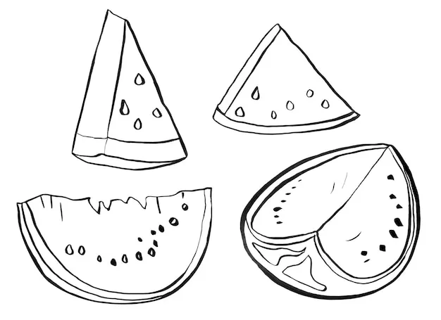 Dibujos para colorear e imprimir Watermelon