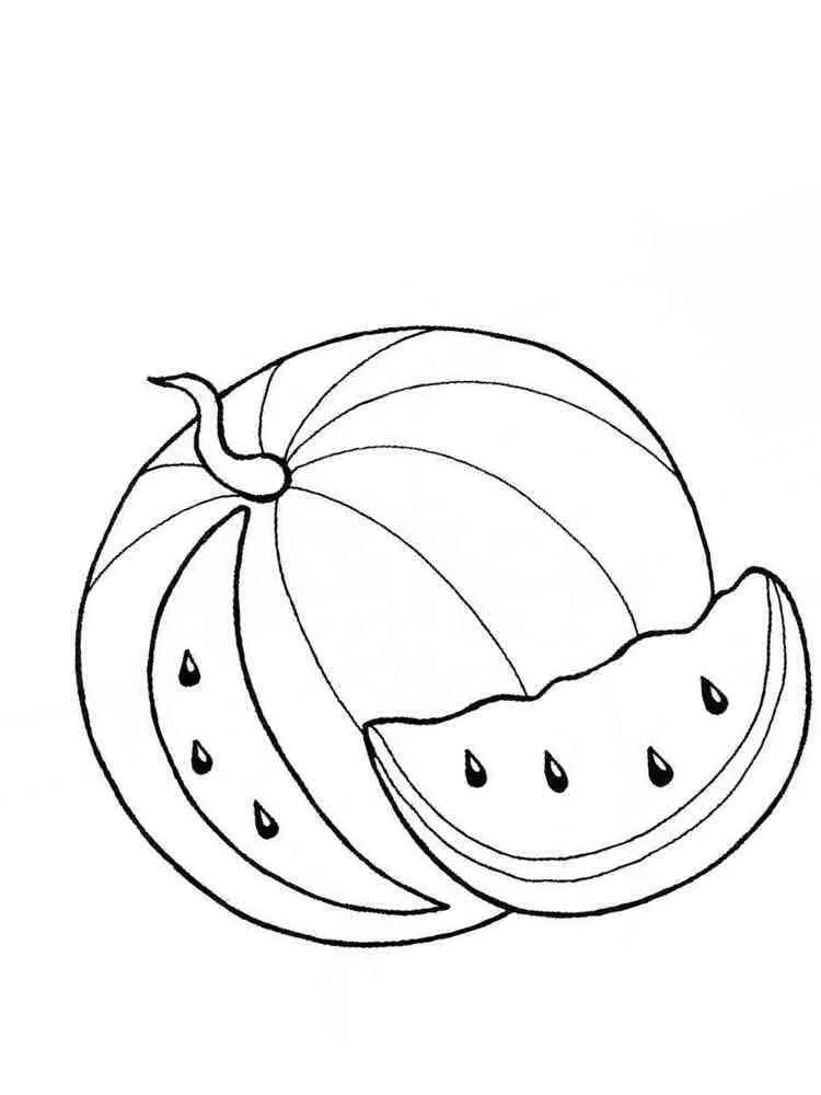 Dibujos para colorear e imprimir Watermelon