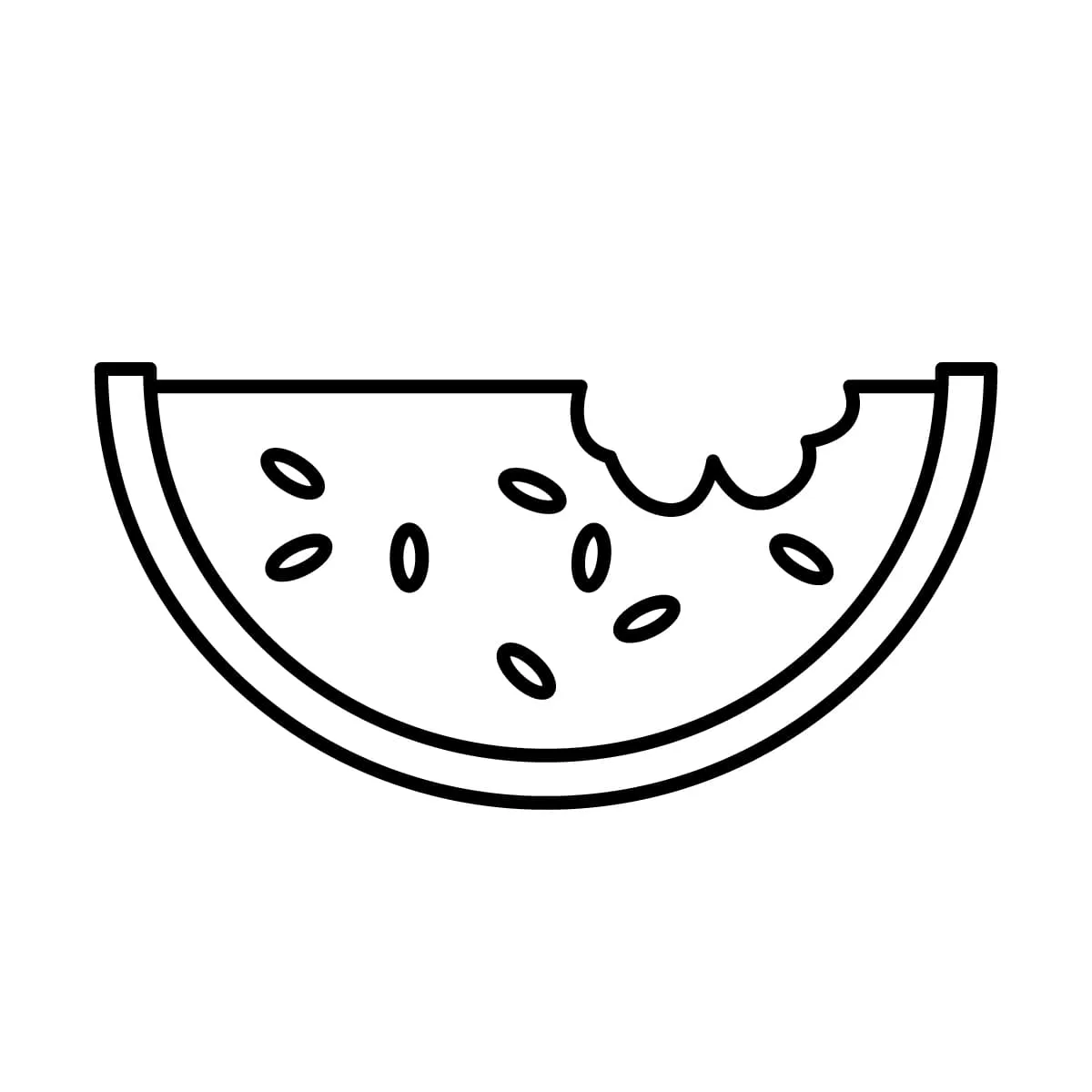 Dibujos para colorear e imprimir Watermelon