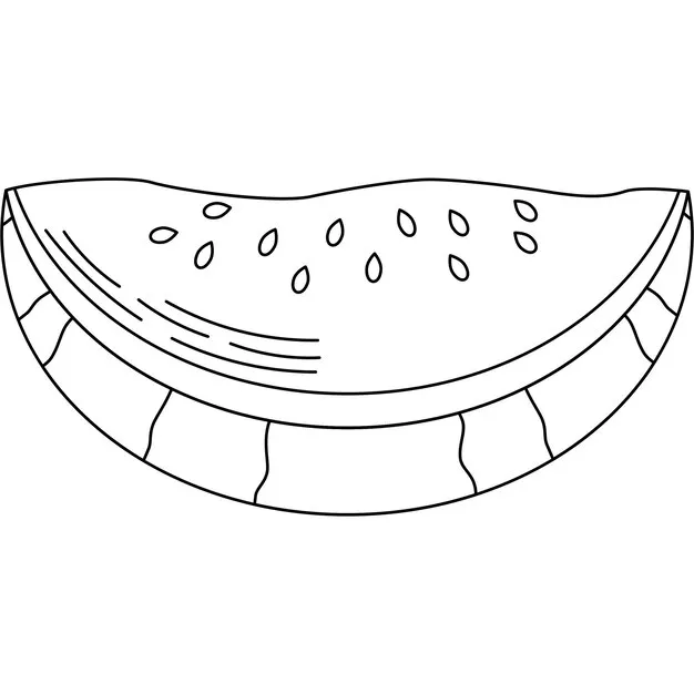 Dibujos para colorear e imprimir Watermelon