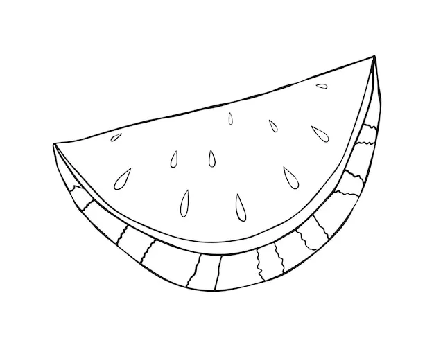 Dibujos para colorear e imprimir Watermelon