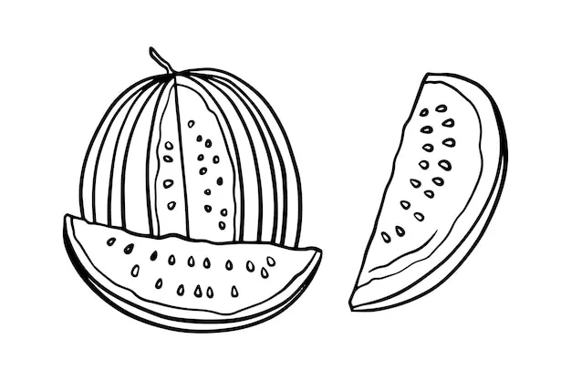 Dibujos para colorear e imprimir Watermelon