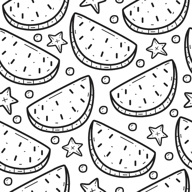 Dibujos para colorear e imprimir Watermelon