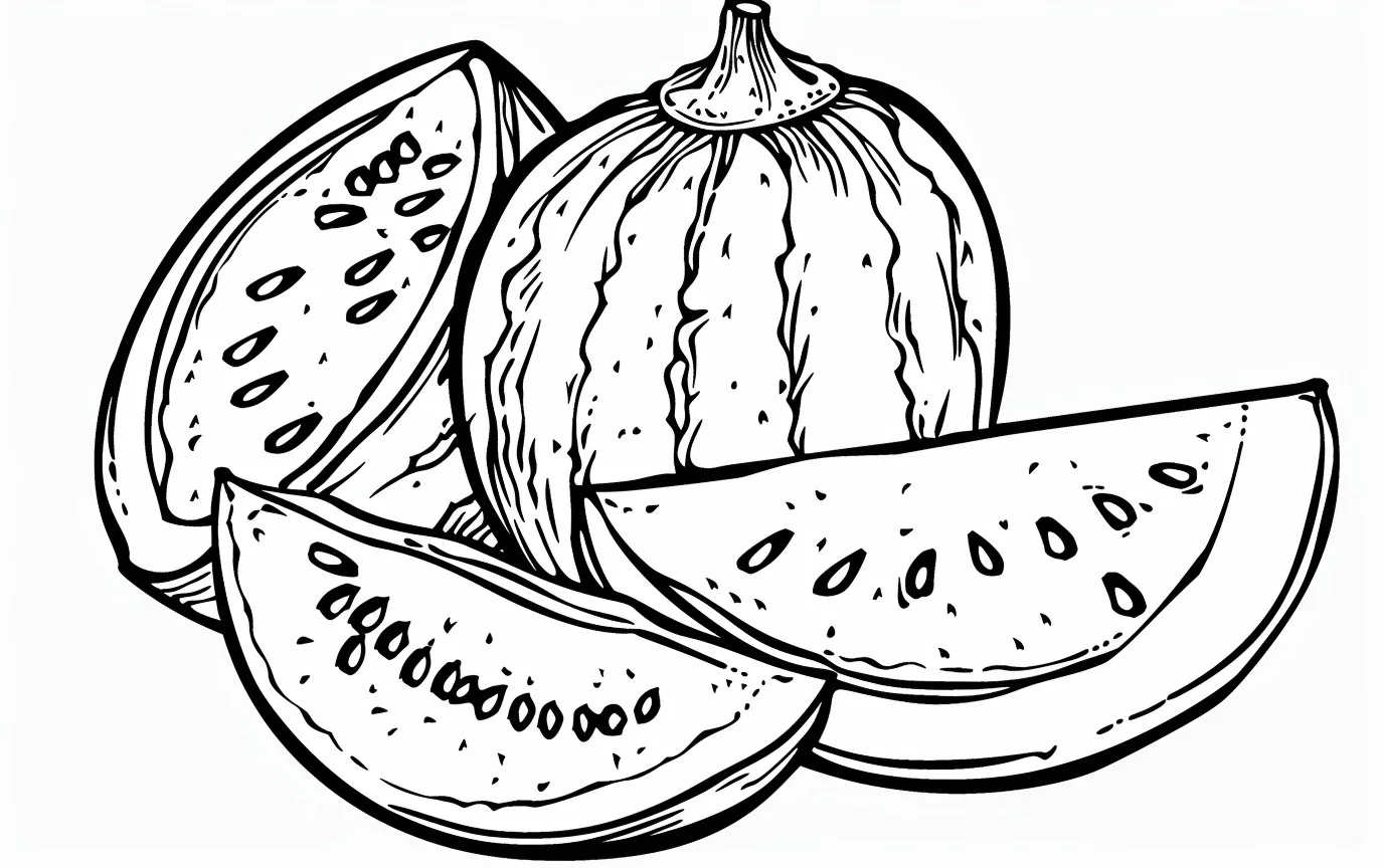 Dibujos para colorear e imprimir Watermelon