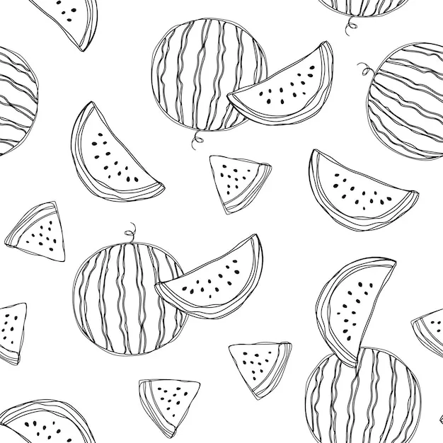 Dibujos para colorear e imprimir Watermelon