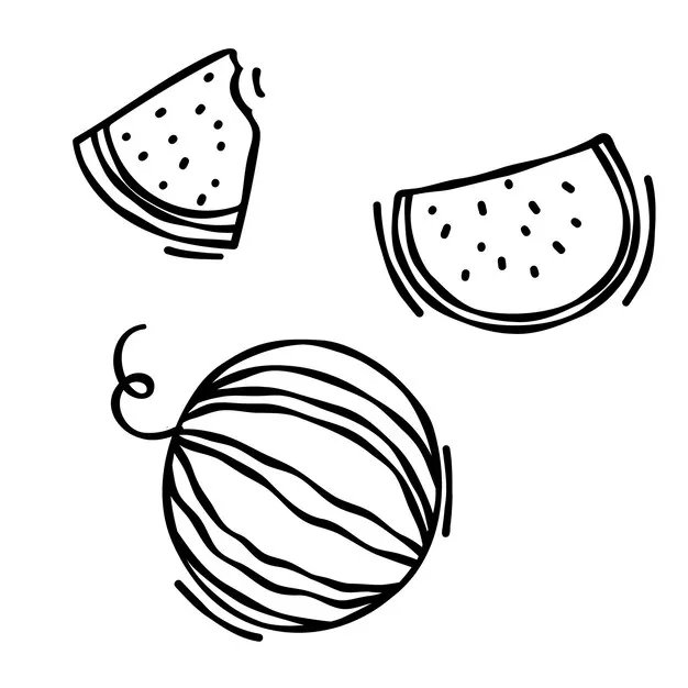 Dibujos para colorear e imprimir Watermelon