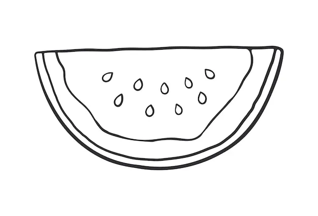 Dibujos para colorear e imprimir Watermelon