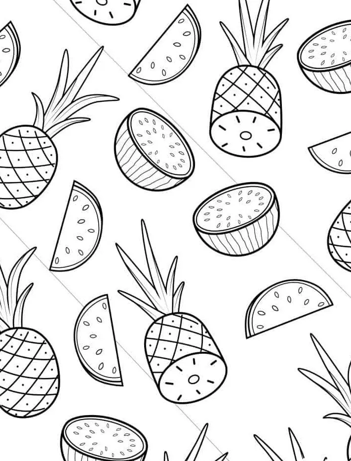 Dibujos para colorear e imprimir Watermelon