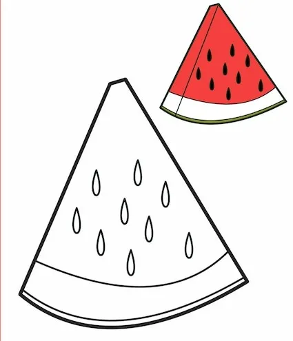 Dibujos para colorear e imprimir Watermelon