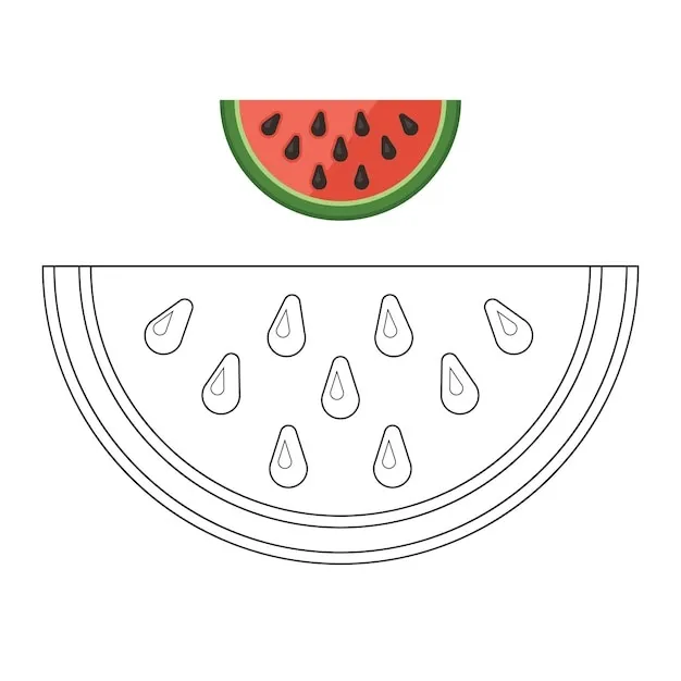 Dibujos para colorear e imprimir Watermelon