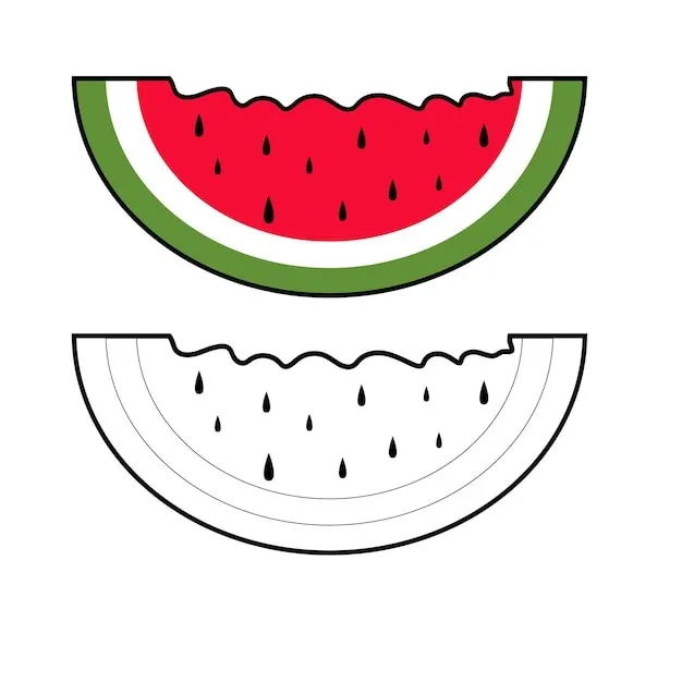 Dibujos para colorear e imprimir Watermelon