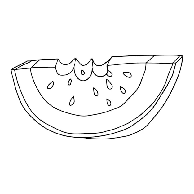 Dibujos para colorear e imprimir Watermelon