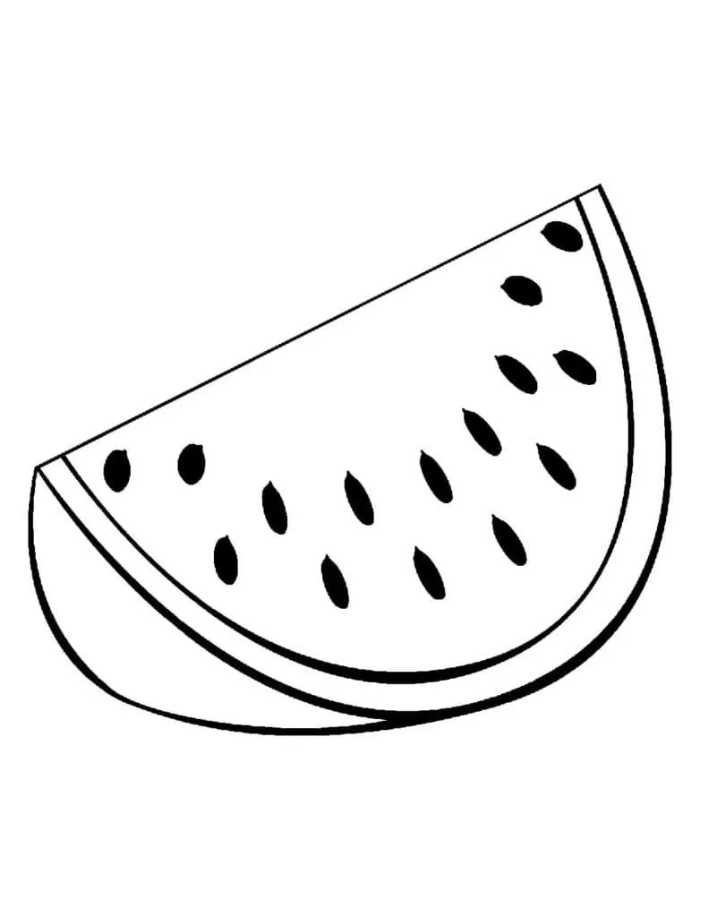 Dibujos para colorear e imprimir Watermelon