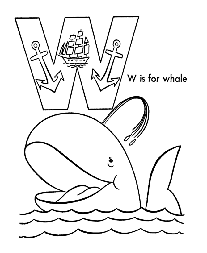 Dibujos para colorear e imprimir Whales