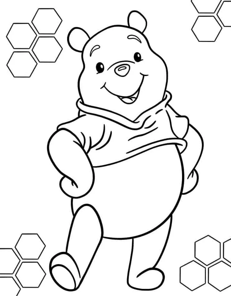 Dibujos para colorear e imprimir Winnie The Pooh