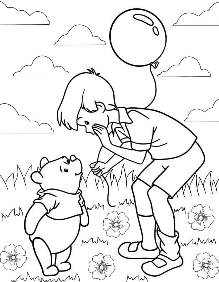 Dibujos para colorear e imprimir Winnie The Pooh