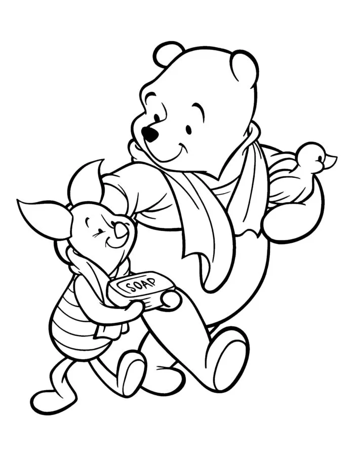 Dibujos para colorear e imprimir Winnie The Pooh