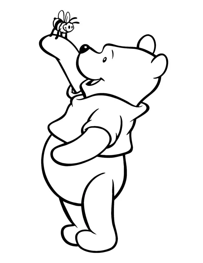 Dibujos para colorear e imprimir Winnie The Pooh