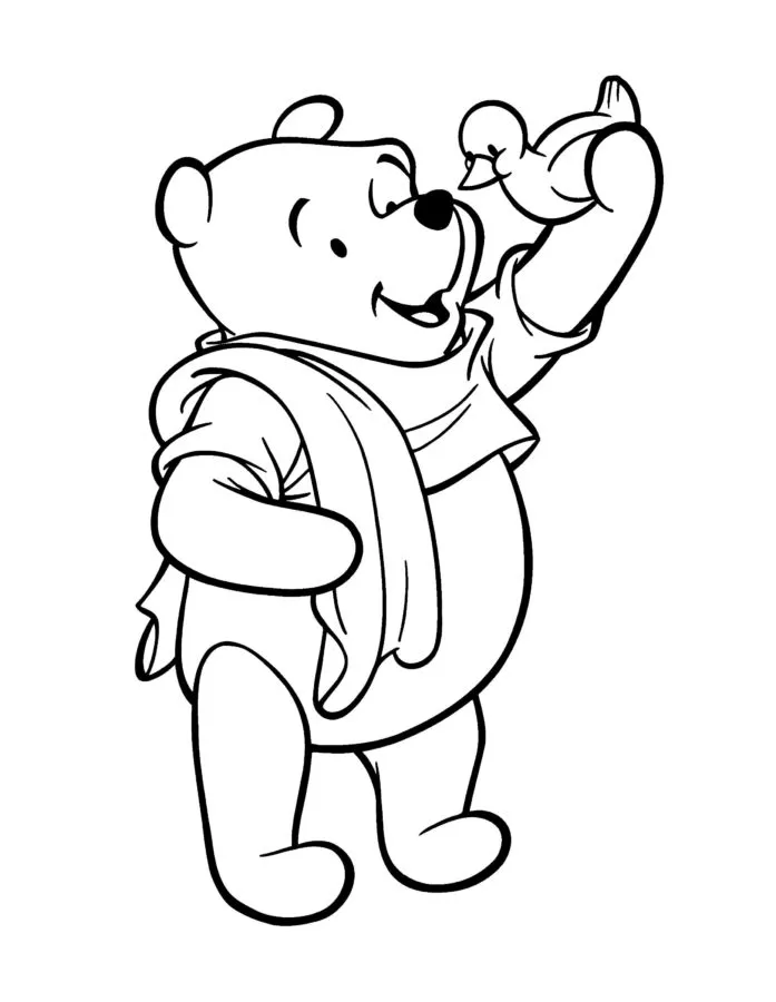 Dibujos para colorear e imprimir Winnie The Pooh