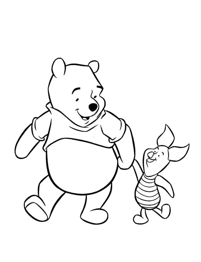 Dibujos para colorear e imprimir Winnie The Pooh