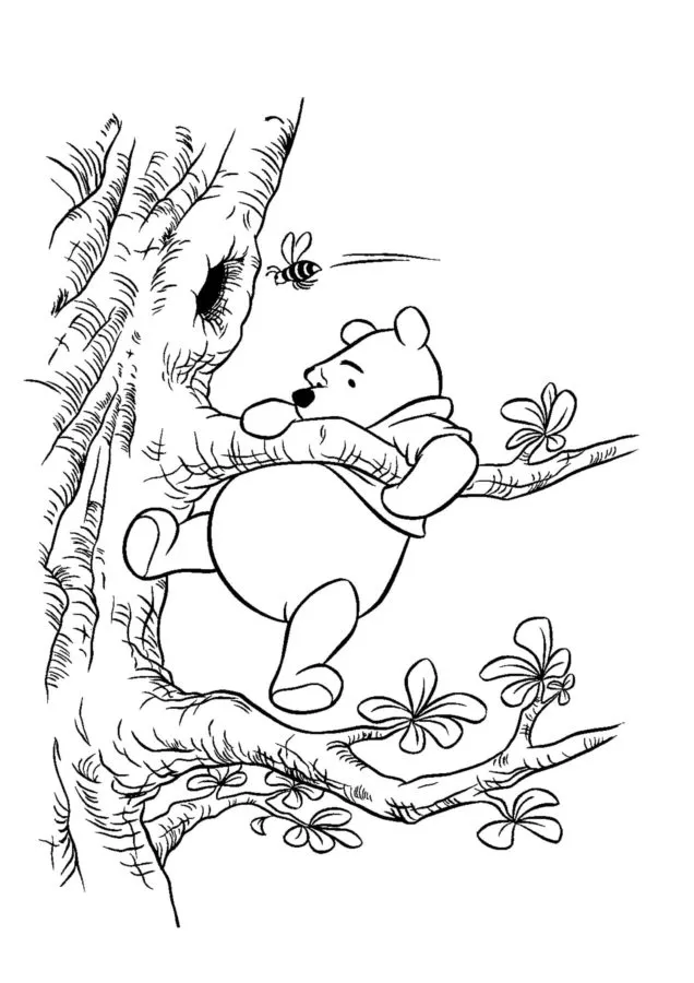 Dibujos para colorear e imprimir Winnie The Pooh