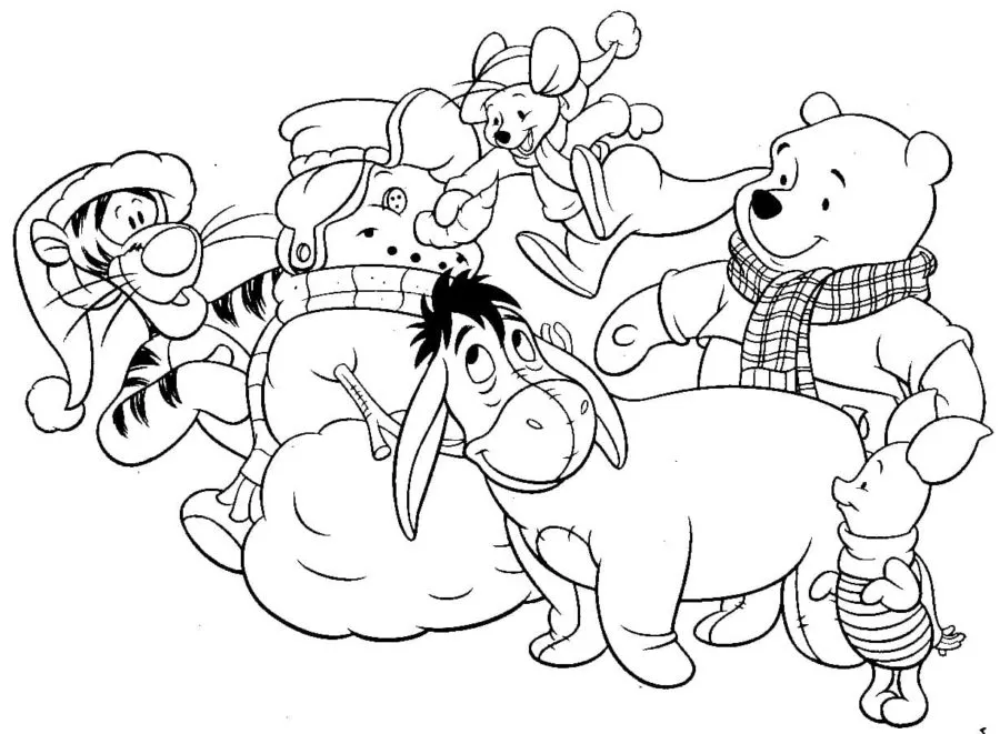 Dibujos para colorear e imprimir Winnie The Pooh