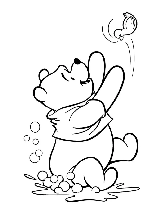 Dibujos para colorear e imprimir Winnie The Pooh