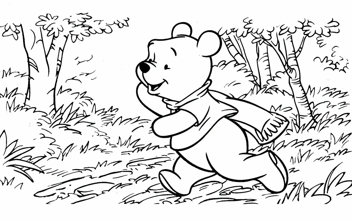 Dibujos para colorear e imprimir Winnie The Pooh