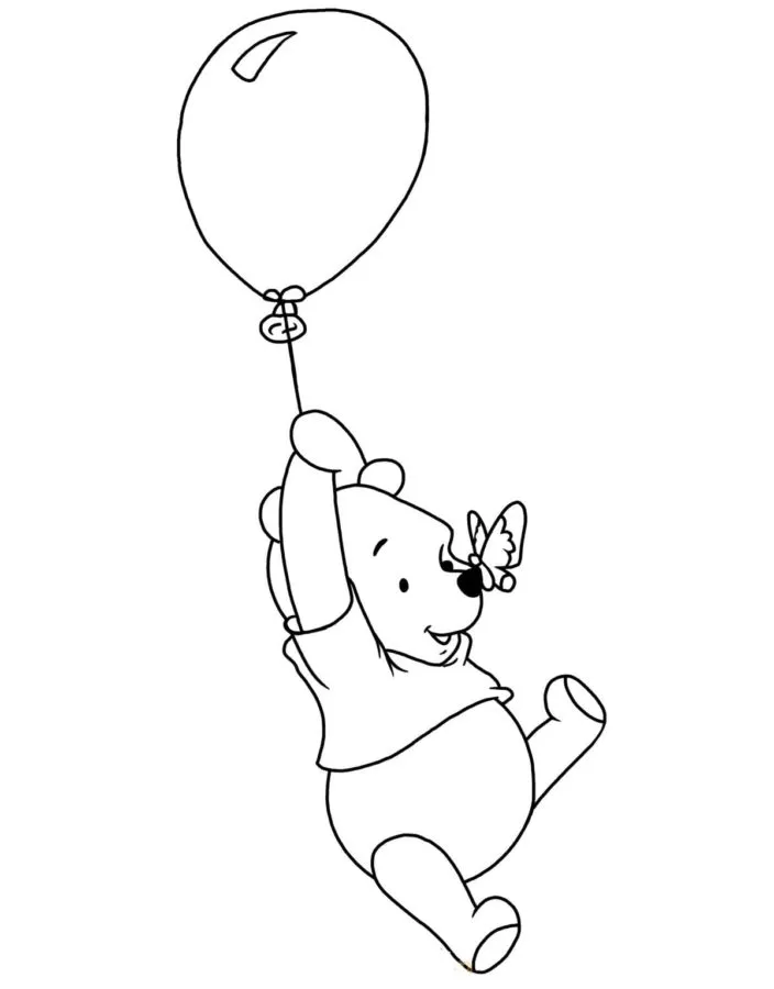 Dibujos para colorear e imprimir Winnie The Pooh