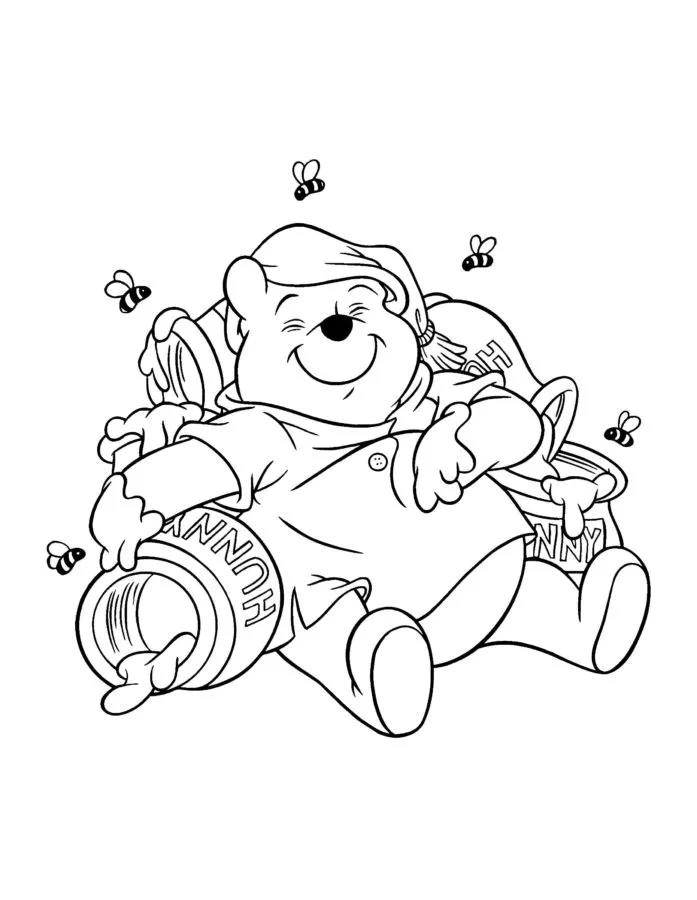 Dibujos para colorear e imprimir Winnie The Pooh