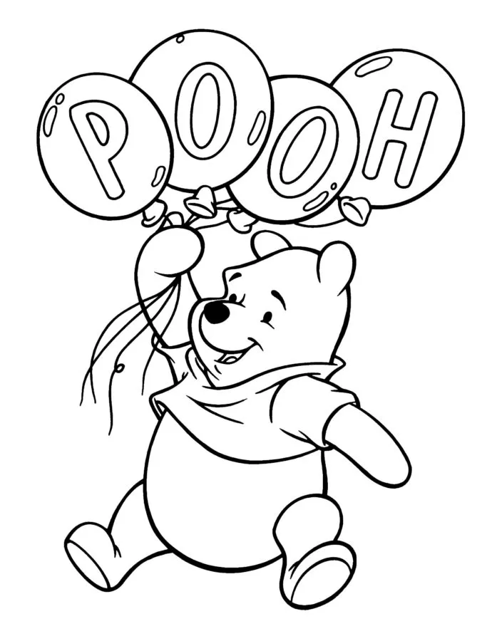 Dibujos para colorear e imprimir Winnie The Pooh