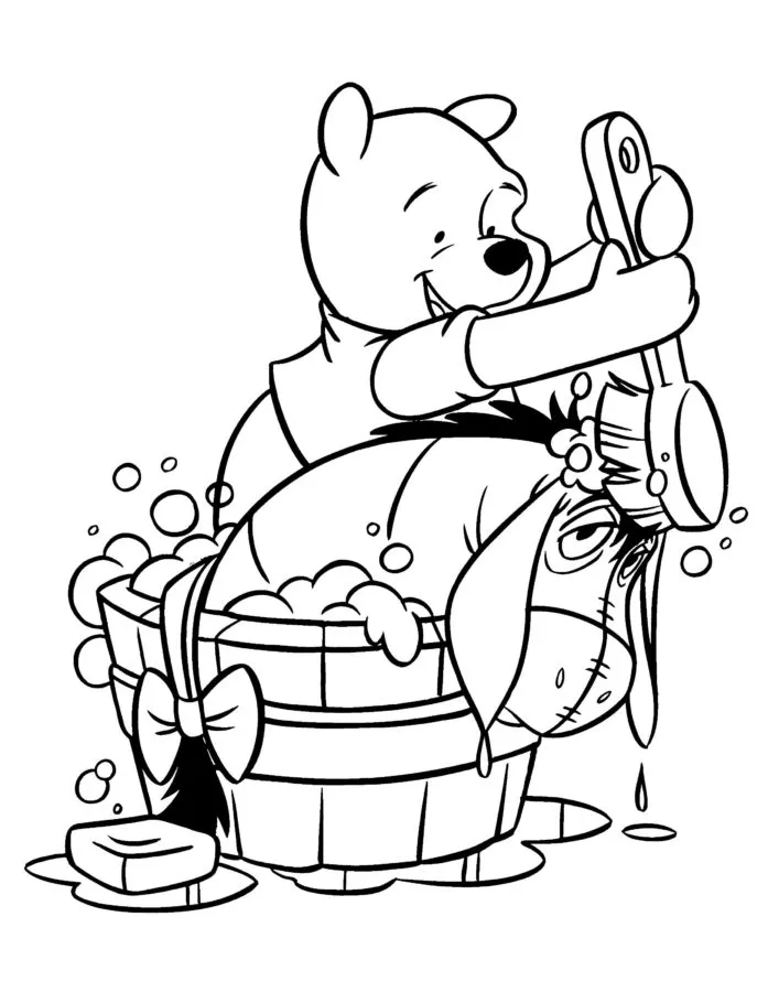 Dibujos para colorear e imprimir Winnie The Pooh