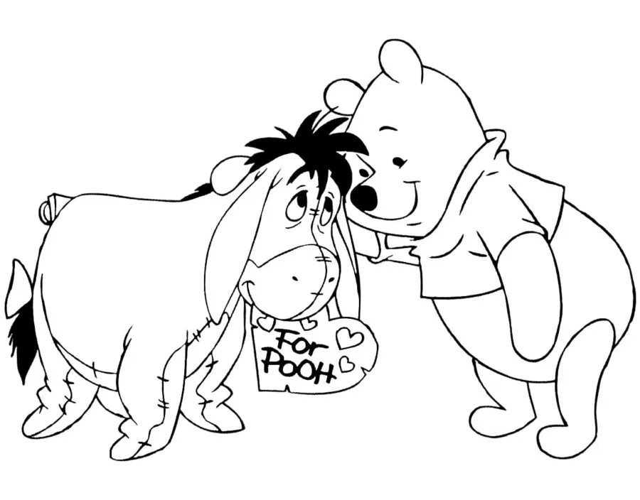 Dibujos para colorear e imprimir Winnie The Pooh