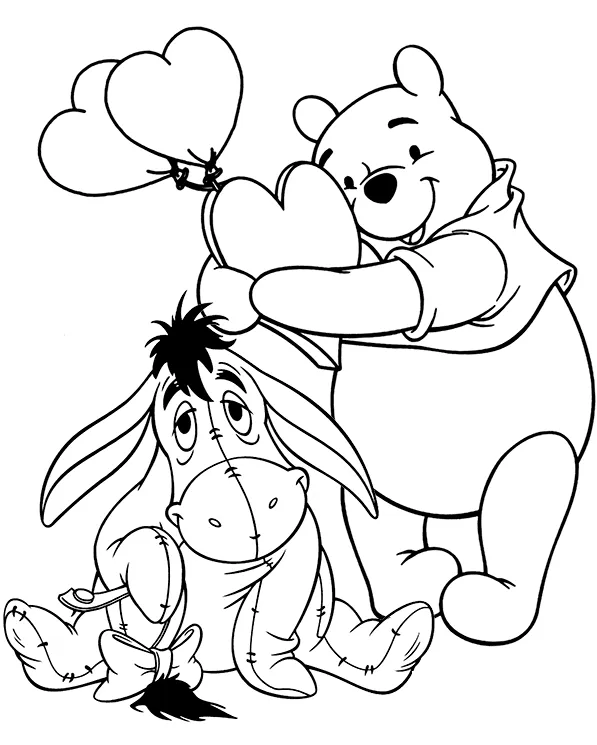 Dibujos para colorear e imprimir Winnie The Pooh